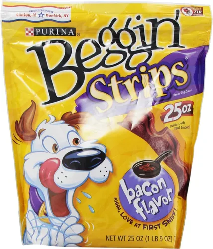 Vista 19 de Purina Beggin' Tiras con Carne Real de Golosinas para Perros con Sabores a Tocino y Carne