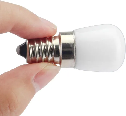 Vista 4 de Poeland Bombilla LED de 1,5 W, 120 V, base E14, paquete de 2 unidades, blanco cálido