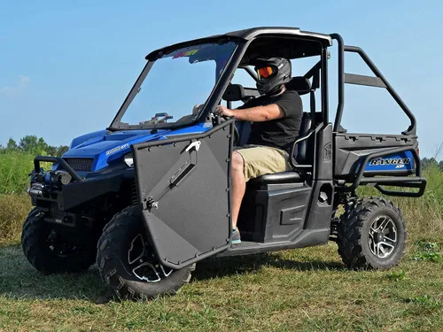 Vista 5 de SuperATV Puertas de aluminio compatibles con Polaris Ranger XP 900 2013+, ver ajuste, resistencia extra, recubiertas en polvo, resistentes a