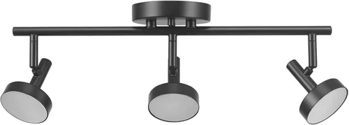 Vista 11 de Globe Electric Iluminación de riel integrada LED negra mate de 3 luces