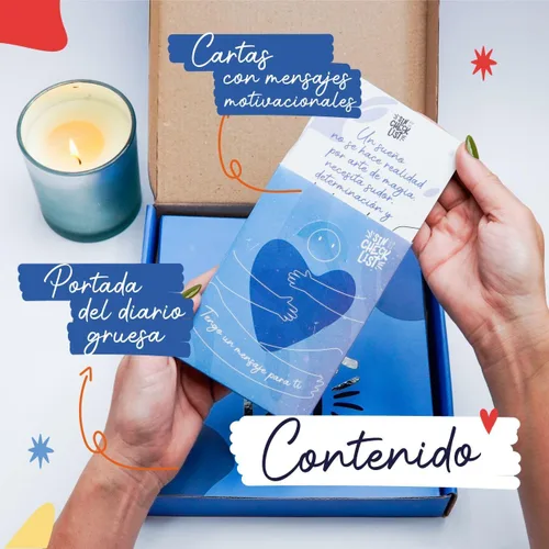 Vista 3 de Explorando el viaje interior con El diario del empoderamiento personal incluye mapa de sueños, hoja con stickers, y 23 tarjetas con frases