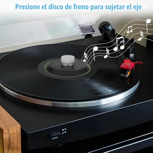 Vista 7 de Preffair Estabilizador de Peso de Discos Audiófilo POM Abrazadera de Peso para Tocadiscos para Reproductor de Discos LP HiFi Accesorios de Discos
