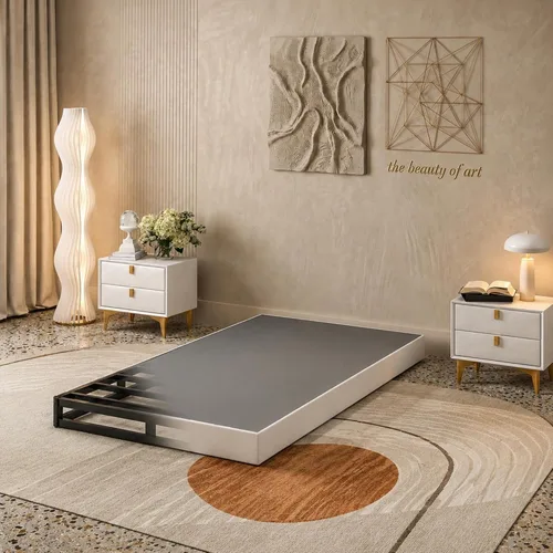 Vista 3 de JWIFSEF Base de perfil bajo Twin Box Spring de 5