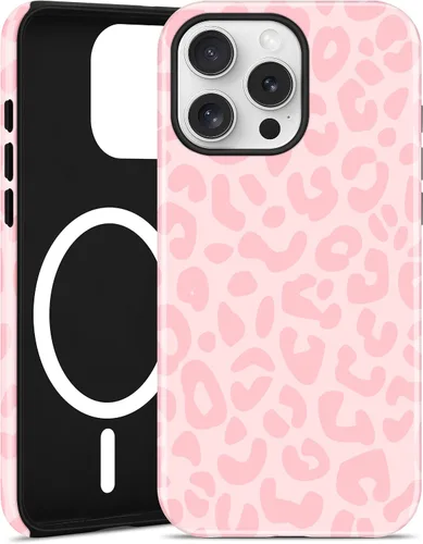Vista 52 de Jusy Compatible con MagSafe Brown Tortoise Shell Print Phone Case para iPhone 7/8/SE, funda protectora magnética de lujo de TPU suave