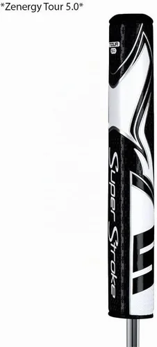 Vista 3 de SuperStroke Zenergy Tour Golf Putter Grip Negro/Blanco