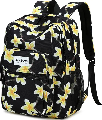 Vista 11 de Abshoo Classical Basic Mochila de viaje para escuela resistente al agua. Mochila escolar de espalda., Negro), BPDU1B1