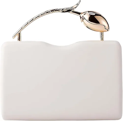 Vista 19 de Bolso de mano de piel sintética desmontable con cadena cruzada, bolso de noche, bolso de mano para mujer, formal, boda, fiesta, baile de graduación