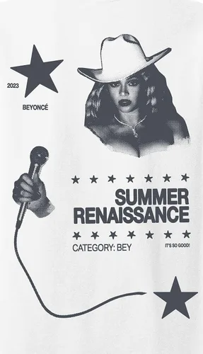 Vista 4 de Beyoncé Camiseta oficial de verano de Renaissance World Tour