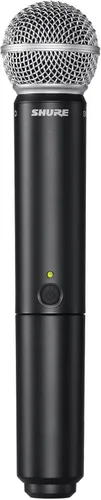 Vista 5 de Shure BLX1288/MX153 Sistema de rendimiento inalámbrico de doble canal, banda H9 (512-542 MHz) - Receptor BLX88, portátil SM58 y auriculares MX153