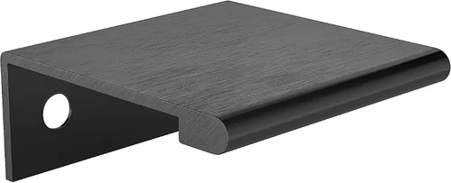 Vista 31 de Richelieu Hardware BP98982510 Lincoln Collection 1 pulgada (25 mm) de centro a centro Manija de tirador de borde de gabinete y cajón de aluminio