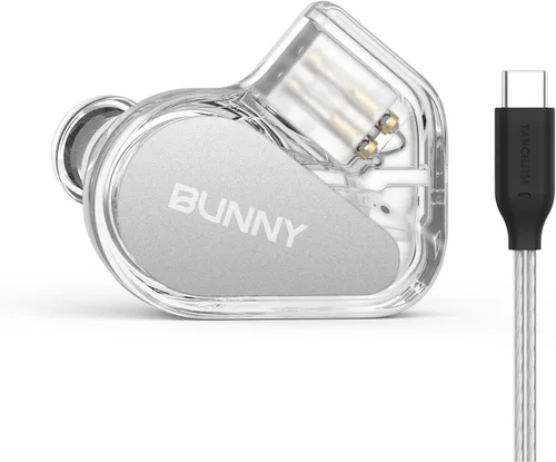 Vista 9 de Bunny Wired Gaming Earphones, HiFi IEM Earbuds with Mic-3.5mm