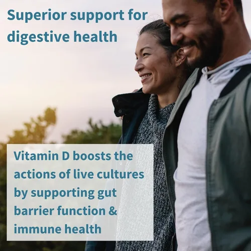 Vista 7 de Vitamina D3 diaria + cultivos vivos+ paquete de probióticos Lab4, 365 tabletas de vitamina D3 de 2000iu + 25 mil millones de UFC Lactobacillus