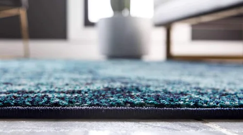 Vista 4 de Unique Loom Medici Collection - Alfombra tradicional vintage botánica azul (2' 2 x 3' 0)