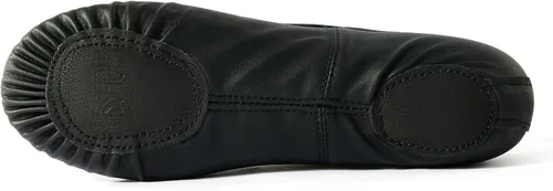 Vista 3 de missfiona Zapatillas de ballet de cuero PU para mujer Negro