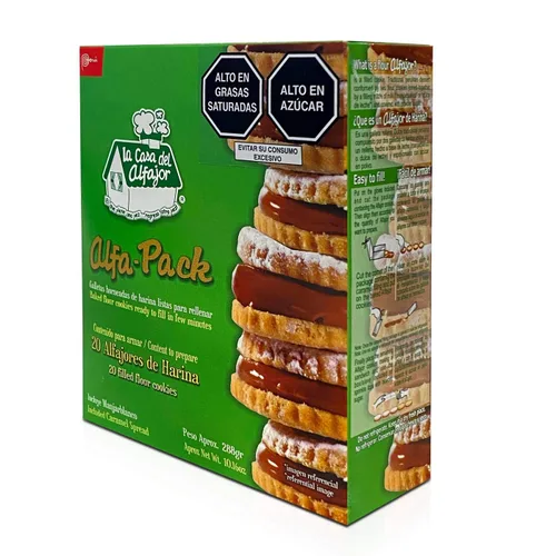 Vista 5 de Alfajores de Harina La Casa Del Alfajor Perú 2 cajas de 20 cada una