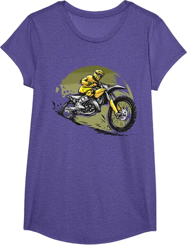 Vista 21 de Camiseta de motocross Supermotard Enduro, Negro, S