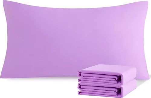 Vista 74 de NTBAY Juego de fundas de almohada estándar, paquete de 2 fundas de almohada de microfibra cepillada de 20 x 26 pulgadas, suaves, sin arrugas Aqua