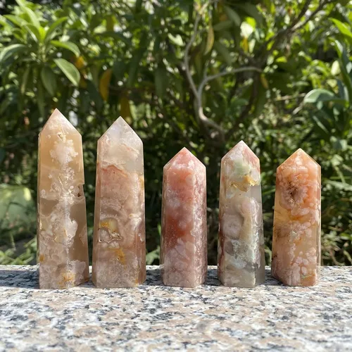 Vista 15 de Torre de amazonita natural, varita de punta de obelisco de cristal curativo y piedras, muestra mineral para meditación y decoración del hogar, 3-3.5