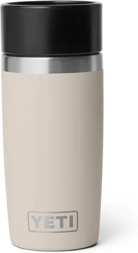Vista 26 de YETI Rambler - Botella de viaje de 8 onzas, acero inoxidable, aislada al vacío con tapa a prueba de fugas, color negro