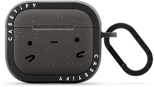 Vista 11 de CASETiFY Bounce - Funda para Airpods (3ª generación) con anillo - Black Kingsnake - Carbón mate