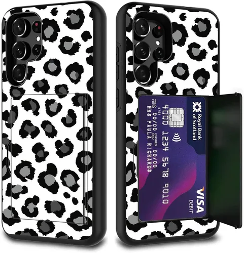 Vista 115 de Funda híbrida de doble capa con función atril para Samsung Galaxy A16 5G de 6.9 pulgadas, diseño de vaca con bandera estadounidense