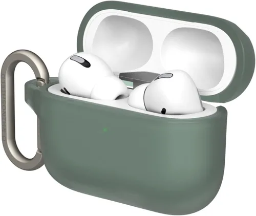Vista 12 de RHINOSHIELD Funda para AirPods con mosquetón compatible con Apple [AirPods Pro], protección contra caídas de grado militar, resistente a
