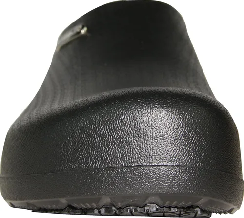 Vista 7 de VANGELO Zuecos profesionales antideslizantes para hombre, zapatos de trabajo, zapatos de enfermera, zapatos de chef, negro, blanco, lima