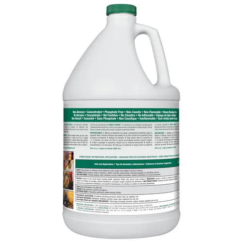 Vista 2 de Simple Green 13005CT, limpiador y desengrasante industrial concentrado, botella de 1 galón, Blanco, 1