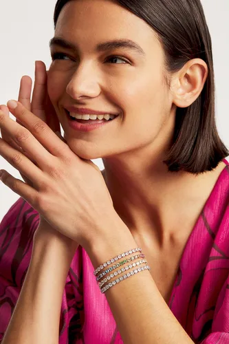 Vista 19 de Ted Baker London Melrah Icon Crystal Slider - Pulsera de tenis ajustable para mujer
