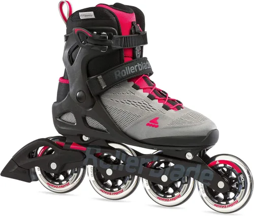 Vista 8 de Rollerblade Macroblade 90 Patín en línea para mujer, color rosa paraíso neutro
