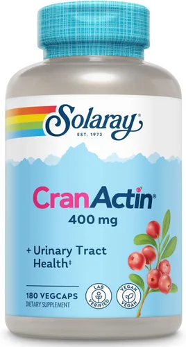 Vista 7 de SOLARAY CranActin Extracto de arándano 400 mg – Suplementos de arándano para mujeres y hombres – Apoyo a la salud de la vejiga y el tracto urinario