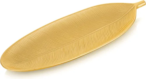 Vista 5 de Hanobe Bandejas decorativas para decoración del hogar, cuenco de madera en Dorado