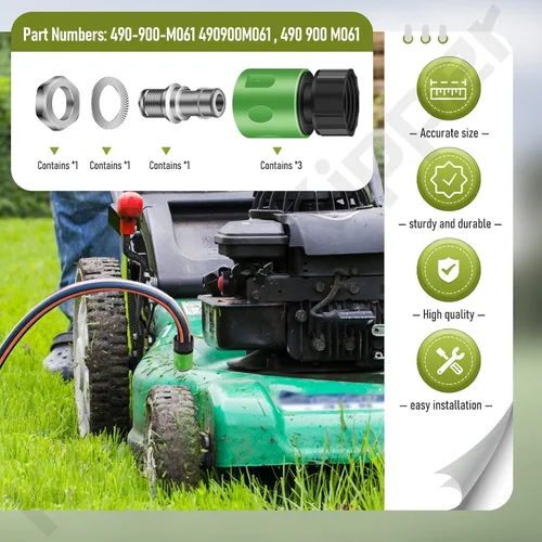 Vista 8 de 490-900-M061 Kit de lavado de cubierta compatible con CUB Cadet MTD XT1-LT42E Enduro Series tractores de jardín