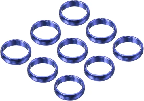 Vista 9 de PATIKIL Anillos del eje del dardo, accesorios de aluminio del anillo O del dardo para los ejes del plástico y de nylon