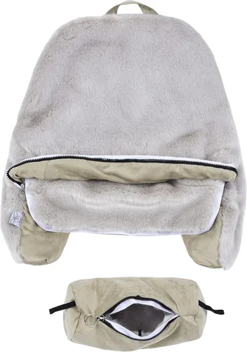 Vista 12 de Funda de almohada Husband Pillow solo para lectura - Funda para silla de lectura con generosos bolsillos traseros y laterales - Morado claro