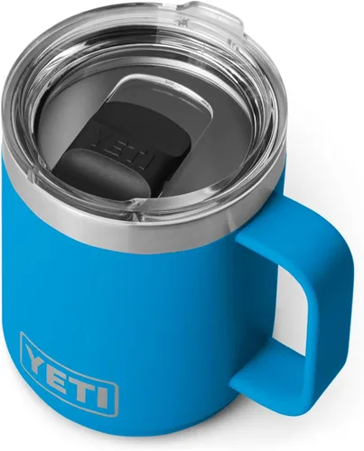 Vista 14 de YETI Rambler - Taza apilable de 10 onzas, aislada al vacío, acero inoxidable con tapa MagSlider, acero inoxidable