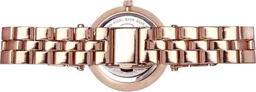 Vista 3 de Lucky Brand Relojes para mujer, de acero inoxidable, con cristales acentuados, minimalista, movimiento de cuarzo, pulsera y caja de regalo