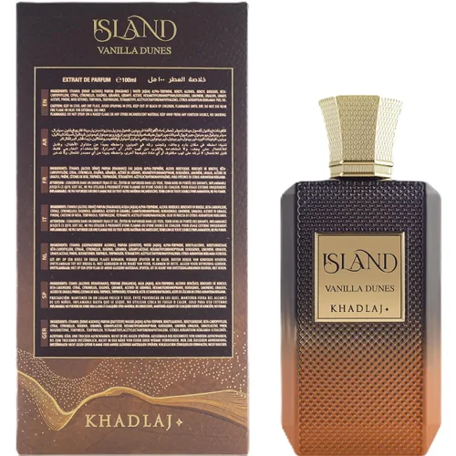 Vista 3 de Khadlaj Island Vanilla Dunes Extrait De Parfum Spray, 3.4 onzas (unisex)