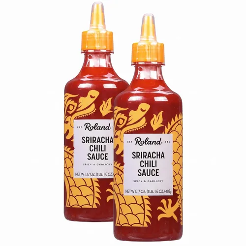 Vista 9 de Roland Foods Salsa de chile Sriracha original, alimento importado especial, 17 onzas, paquete de 1