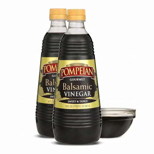 Vista 10 de Vinagre balsámico gourmet de Pompeian, naturalmente sin gluten, 16 onzas líquidas (473 ml)