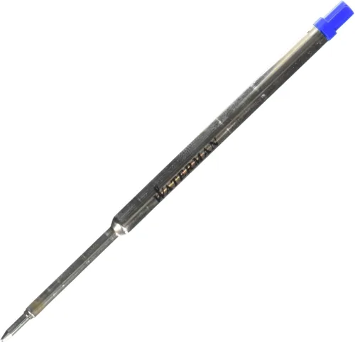 Vista 2 de Waterman Recambio para bolígrafo, punta media, 0.028 in, azul