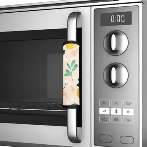 Vista 5 de DISNIMO Fundas para manija de puerta de refrigerador con calabaza otoñal, 8 piezas Kithchen para nevera, microondas, horno, lavavajillas, protector