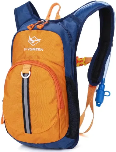 Vista 16 de Ivygreen Mochila de hidratación para niños, mochila de senderismo para niños o niñas con vejiga de agua de 1.5 L