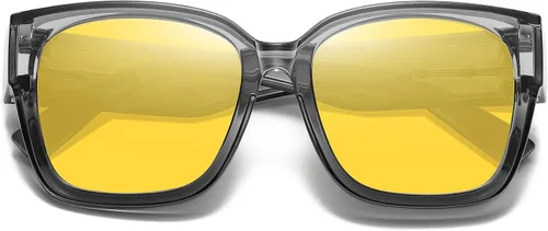 Vista 7 de MEETSUN Oversized Fit Over Glasses Sunglasses for Women Men Large Wrap Around Polarized Sunglasses for Driving UV Protection