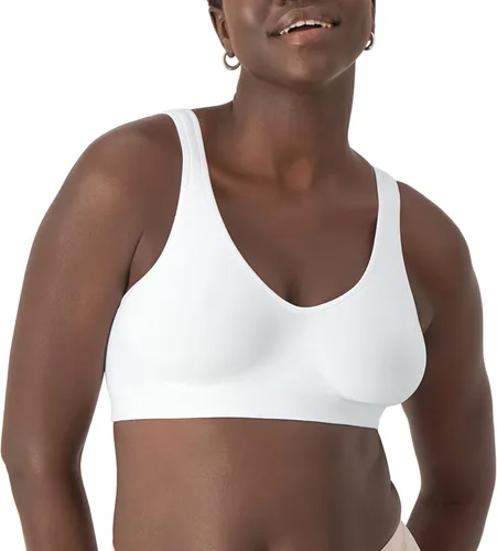 Vista 19 de Bali Sostén sin varillas para mujer, Comfort Revolution - Sostén sin costuras estilo camiseta para mujer, ComfortFlex Fit Almendra Az