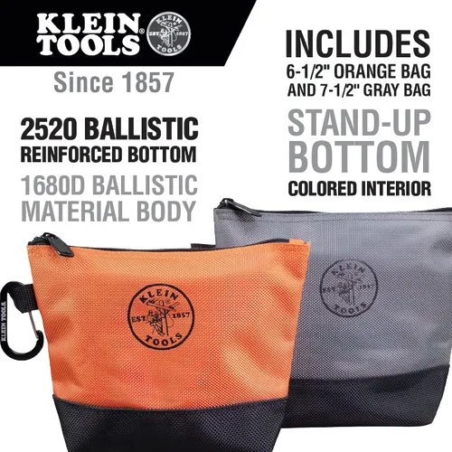 Vista 3 de Klein Tools Juego de bolsa de utilidad y destornillador de impacto