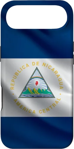 Vista 27 de Funda con la bandera de Nicaragua para iPhone 17