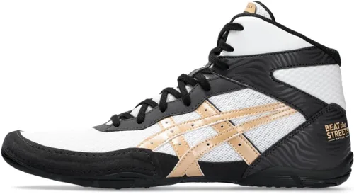Vista 16 de Asics Men 's matflex 5 calzado para lucha libre Negro/New Leaf