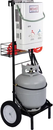 Vista 11 de Sistema de lavado equino portátil original Máxima comodidad con agua caliente instantánea Caballo cómodo y sin estrés