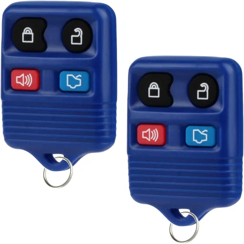 Vista 11 de Llavero compatible con control remoto sin llave para Ford Lincoln Mercury Mazda 1998-2016 (Azul)
